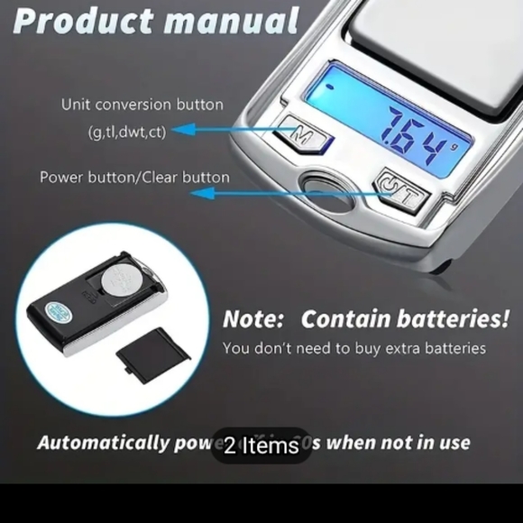 200 g key fob scales - Picture 7 of 9